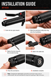 HideLock handlebar cable lock installation guide