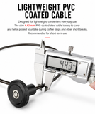Lightweight HideLock PVC-coated bicycle cable lock