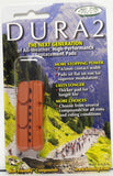 Kool-Stop Dura 2 Salmon rim brake refill pads in original retail packaging