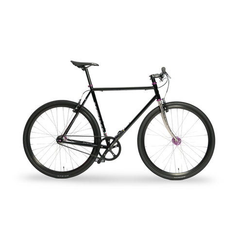 TrackloX Urban Bike with Gates Carbon Belt (Single Speed Edition) Midnight Mirage - TLX20SPM - Fixie, Bikepacking &Tracklocross