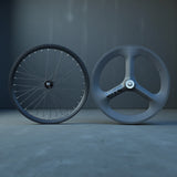 XFIXXI VITE Hybrid 3-Sport Combo Wheelset | Alloy Front + 3K Carbon 3-Spoke Rear