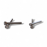 Set of two M4 M5 stainless steel Allen tensioner bolts – designed for fixed gear and single speed bike frames