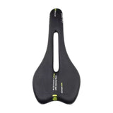 Top view of Selle Royal Memory Foam Comfort Bike Saddle featuring central pressure relief channel and ergonomic unisex design.