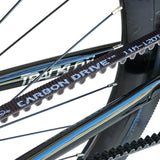 Close-up of the XFIXXI TrackloX double-butted chromoly frame designed for lightweight strength and comfortable urban riding.