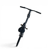 Side profile of the XFIXXI TrackloX Gates Carbon Belt Drive fixed gear bicycle in Midnight Mirage.