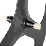 3K Carbon Fibre Tri Spokes Track Wheel - by xFixxi