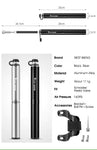 Portable Aluminum Bike Pump 160 PSI - by XFIXXI