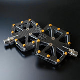 Carbon Titan Pro Bike Pedals – 3K Carbon Fiber & Titanium | Dual-Sided