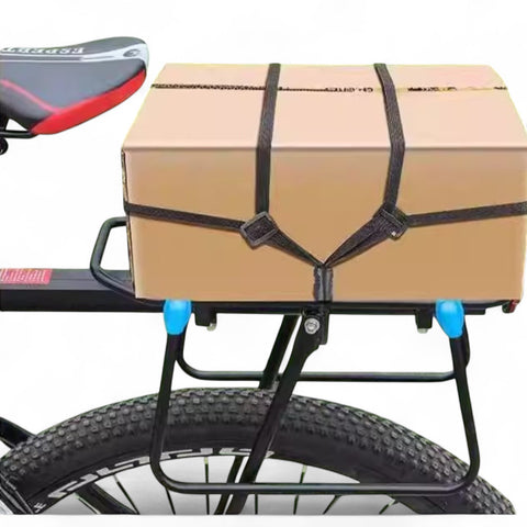 DualFlex heavy-duty cargo carrier bands for bikes, e-bikes, and motorcycles