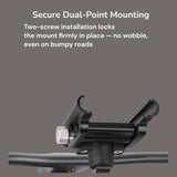 AeroLink OneMount – Integrated Phone & Action Camera Mount for Bikes