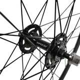 XFIXXI 700C front wheel with 32 spoke lacing pattern