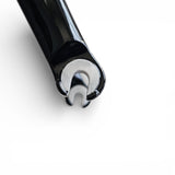 Close-up of dropout on XFIXXI full carbon fibre front fork in gloss black