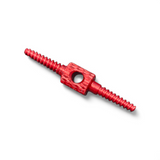 Red internal cable routing tool for bike frame