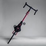 Vertical full bike view of XFIXXI Première V3 Carbon Limited Edition in red