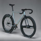 XFIXXI Première V3 Carbon Limited Edition VITE Turbine carbon fixed gear bike in Vibranium – angled view