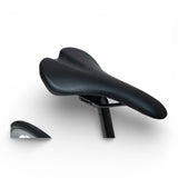 XFIXXI Première V3 Size 62 XL Midnight Shadow - Ergonomic Urban Saddle and Seatpost Detail