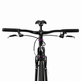 Front view of XFIXXI TrackloX urban single speed bike with straight handlebar