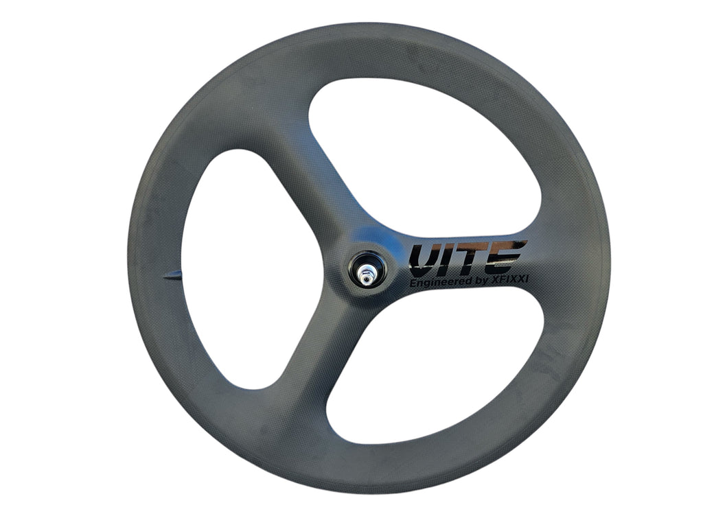 fixed gear tri spoke XFIXXI VITE Carbon Tri Spoke & 88mm Deep Dish Wheel