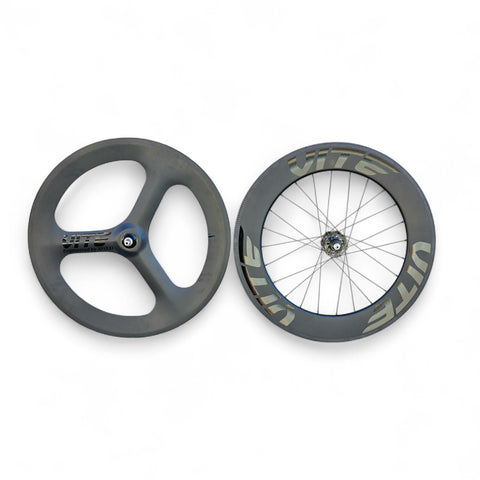 XFIXXI VITE Carbon Tri Spoke & 88mm Deep Dish Wheel | Build Your Own Combo | Fixie, Singlespeed & Track