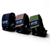 XFIXXI VITE Dual-Buckle Professional Pedal Straps in Midnight Black, Safari, and Sandstone