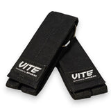XFIXXI VITE Dual-Buckle Professional Pedal Straps in Midnight Black
