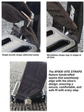 Securing XFIXXI VITE Everyday Pedal Straps to bicycle pedals