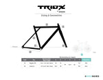 triox - a Xfixxi's bike - geometry diagram