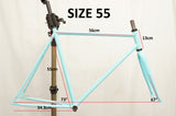 Warehouse Deals - Chromoly Steel Fixie Frame Set - dimensions of size 55 - by XFIXXI bikes 