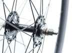 700C Wide Profile High Performance Fixie / Single Speed Bike Wheelset - close up