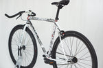 [Used] Size 52 Single Speed Custom Build Track Bike (White) - XFIXXI BIKES ONLINE SHOP
