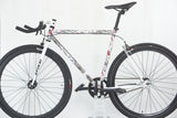 [Used] Size 52 Single Speed Custom Build Track Bike (White) - XFIXXI BIKES ONLINE SHOP