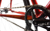 Custom Built INTRO7 TECH III Fixie - Size 50 - by XFIXXI Bikes - chain close up