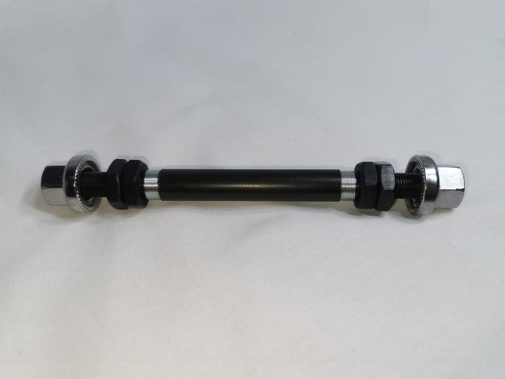 Première Front Wheel Hub Axle with M10 Aluminum Wheel Nuts
