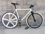 Pre-owned Chromoly Fixie Bike Sale - Gloss white (Size 55) - Lightly Used