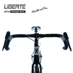 Liberté All-terrain-ready Single Speed Bike - LBT14 - Midnight Black - front