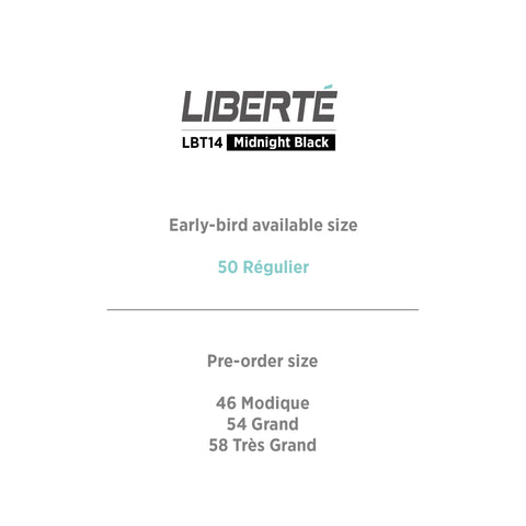Pre-order Liberté All-terrain-ready Single Speed Bike - LBT14 - Midnight Black