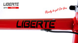 Liberté All-terrain-ready Single Speed Bike - LBT15 - Volcano - frame close up