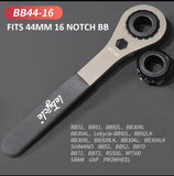 LEBYCLE Extended Handle Bottom Bracket Wrench (for 44 mm 16-notch BB) - by XFIXXI - compatibility 