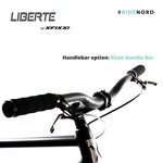 Liberte - Canada's first belt-drive single speed bike - riser handle bar option - by xfixxi