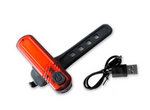 Rear red light 10 leds USB rechargeable - XFIXXI BIKES ONLINE SHOP