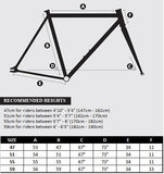 PREMIÈRE V2 Urban Track Bike Blackout Edition 2023 - by xfixxi - geometry