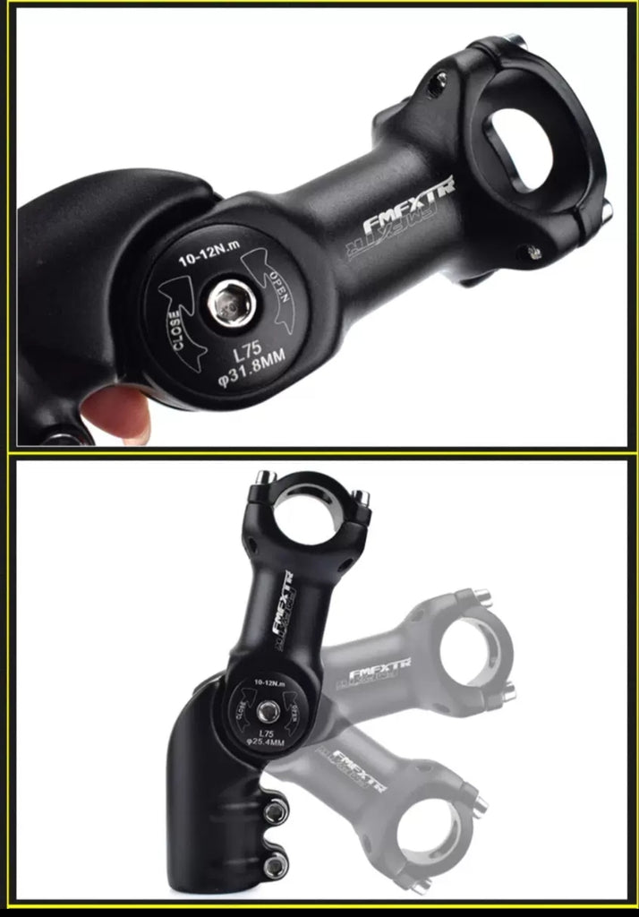 FMFXTR Adjustable Angle Head Stem, Comfortable bicycle handlebar