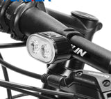 XFIXXI Compact LED Front and Rear Light Combo - front