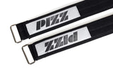 XFIXXI - PIZZ Nylon Pedal Straps - silver