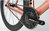 SKEACE 49T / 165 MM Track Bike Aero Crank set (Zodiac signs) - by XFIXXI - installed view