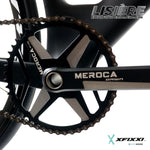 Lisiere Edge Full Carbon Fibre Fixie Bike - by XFIXXI Bikes Canada - crankset
