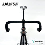 Lisiere Edge Full Carbon Fibre Fixie Bike - by XFIXXI Bikes Canada - drop bar front