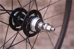 3K Carbon Fibre Fixie Wheel Set 700C - by xfixxi bikes - close up