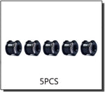 CNC Aluminum Chain-ring Bolts (Set of 5) - by xfixxi bikes - black