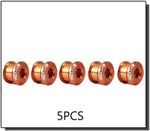 CNC Aluminum Chain-ring Bolts (Set of 5) - by xfixxi bikes - orange
